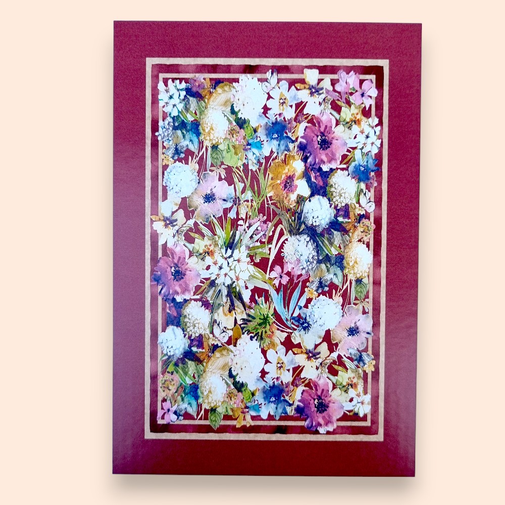 Plaid imbottito da divano GABEL 130x170 cm Profumo melograno