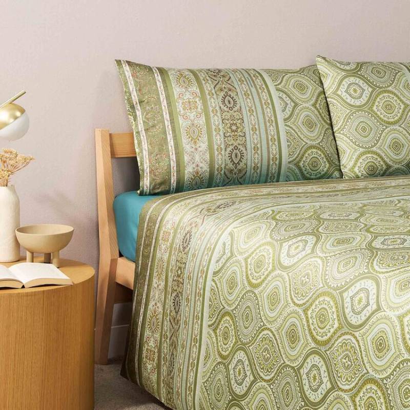 Copripiumino in cotone Granfoulard Bassetti Matrimoniale Hanbury V1