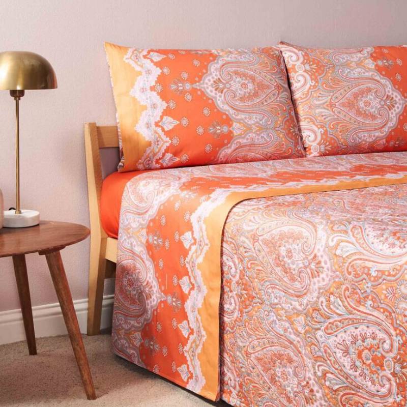 Lenzuola Matrimoniali Bassetti Granfoulard Isolabella in Raso O1