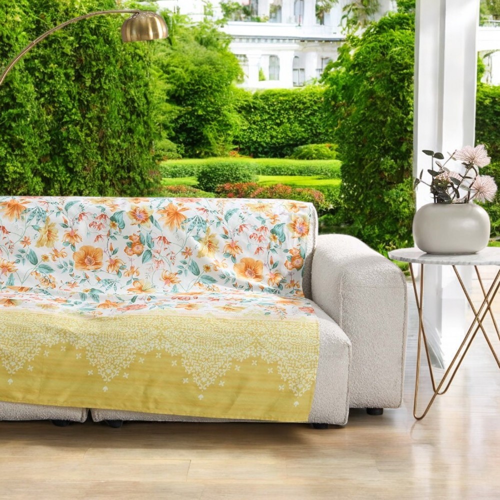 Telo Arredo Bassetti Granfoulard Casablanca Y1 Giallo Oro - 350x270 cm