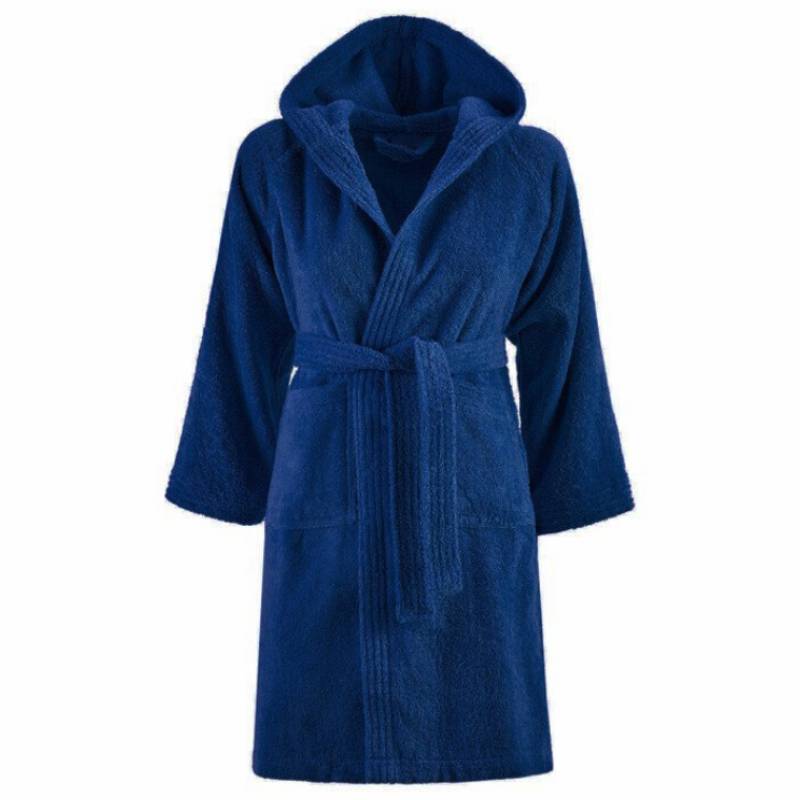 Bassetti Accappatoio con cappuccio 360gr/m² Unisex blu