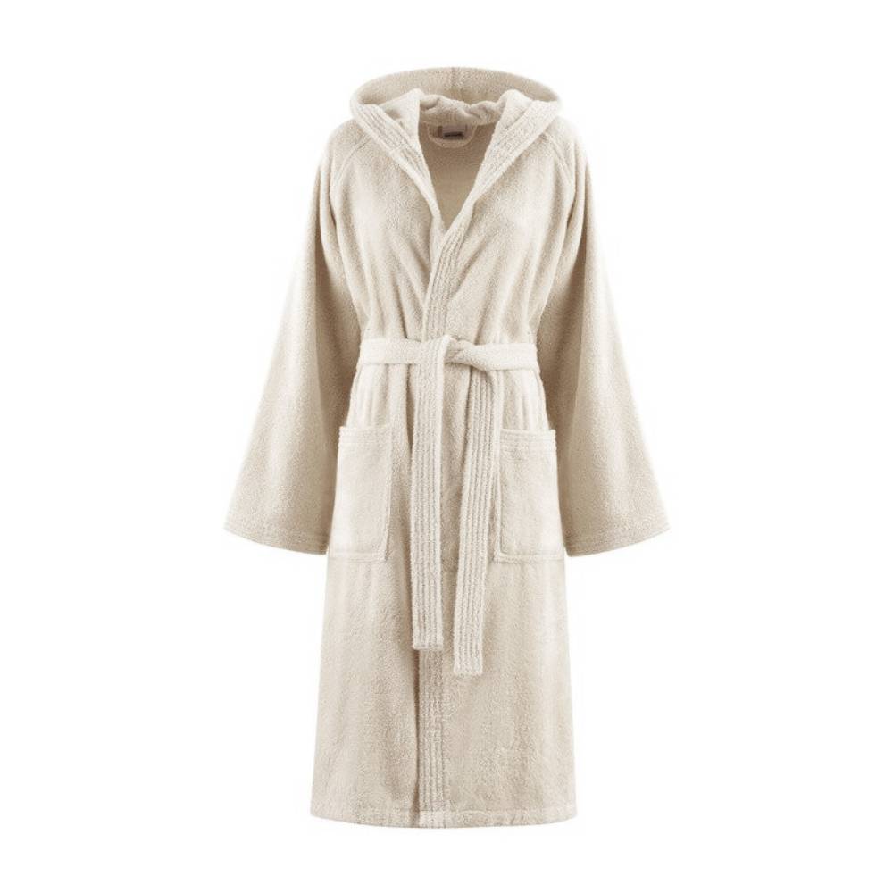 Bassetti Accappatoio con cappuccio 360gr/m² beige Unisex