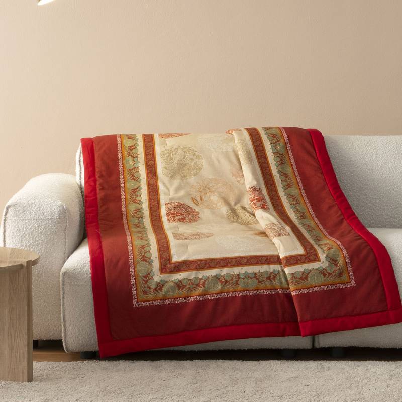 Bassetti Plaid Florence R1 135x190 - Eleganza in rosso per la tua casa