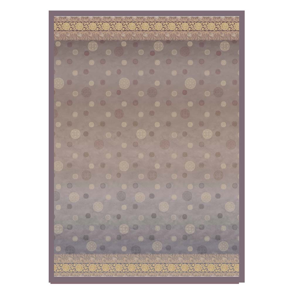 Bassetti Plaid 155x220 Pallavicino G1 – marrone glacé in cotone mano pesca
