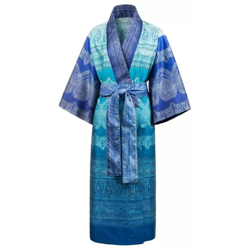 Bassetti Kimono Vestaglia in raso Granfoulard Brunelleschi T5 turchese