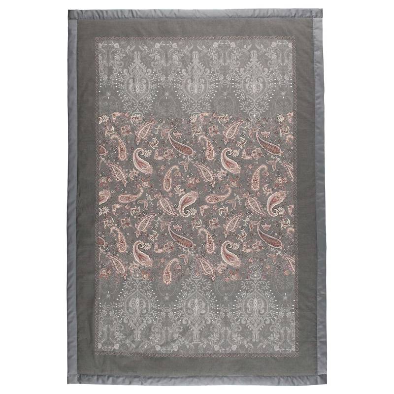 Bassetti Plaid Monnalisa G1 - Eleganza Barocca nei toni del grigio