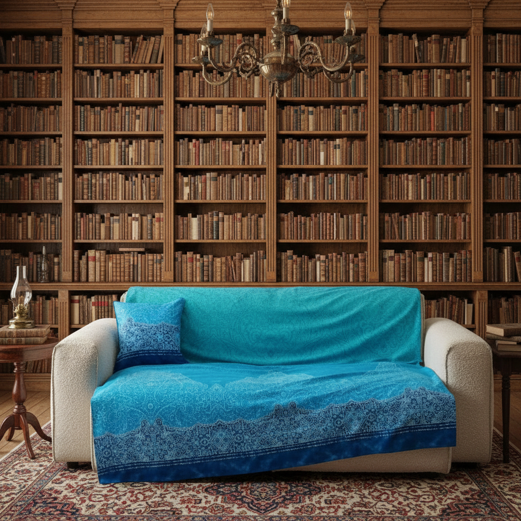 Bassetti Granfoulard Telo Arredo 180x270 Dolceacqua Blu Copridivano