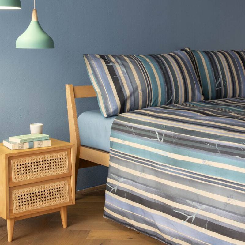 Bassetti Grove B1 blu Copripiumino Singolo in Offerta