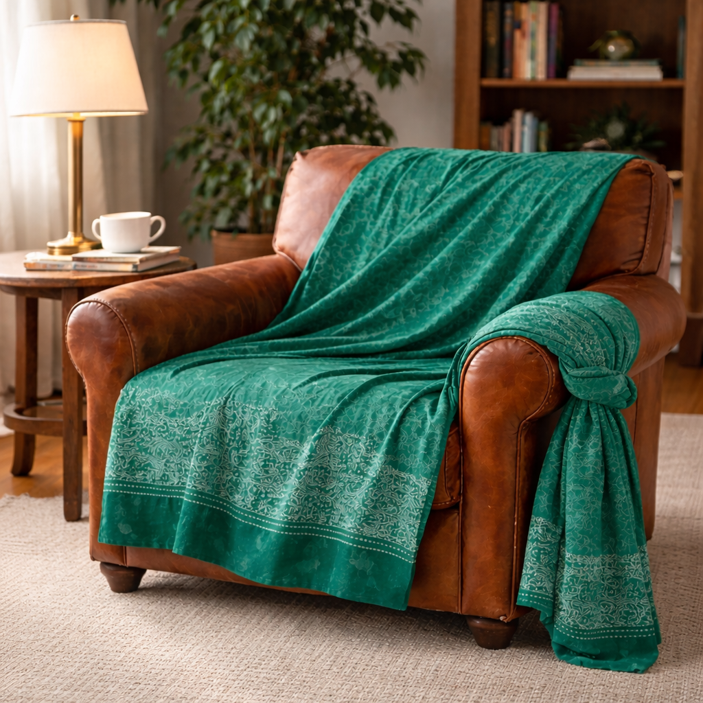 Bassetti Granfoulard Telo Arredo 180x270 Dolceacqua V1 Verde Copripoltrona