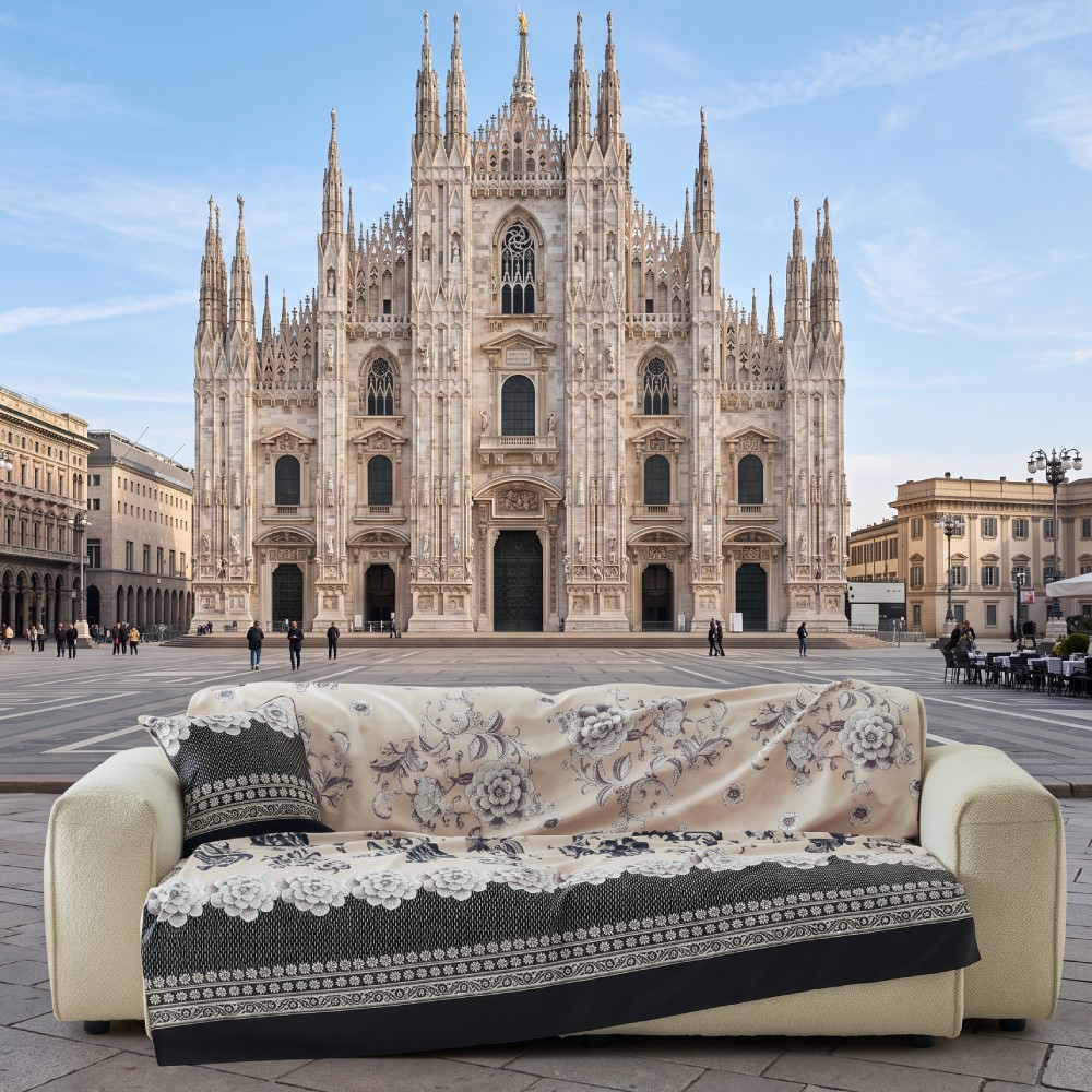 Granfoulard Bassetti Paraggi 20 Nero 350x270 Telo Arredo Maxi