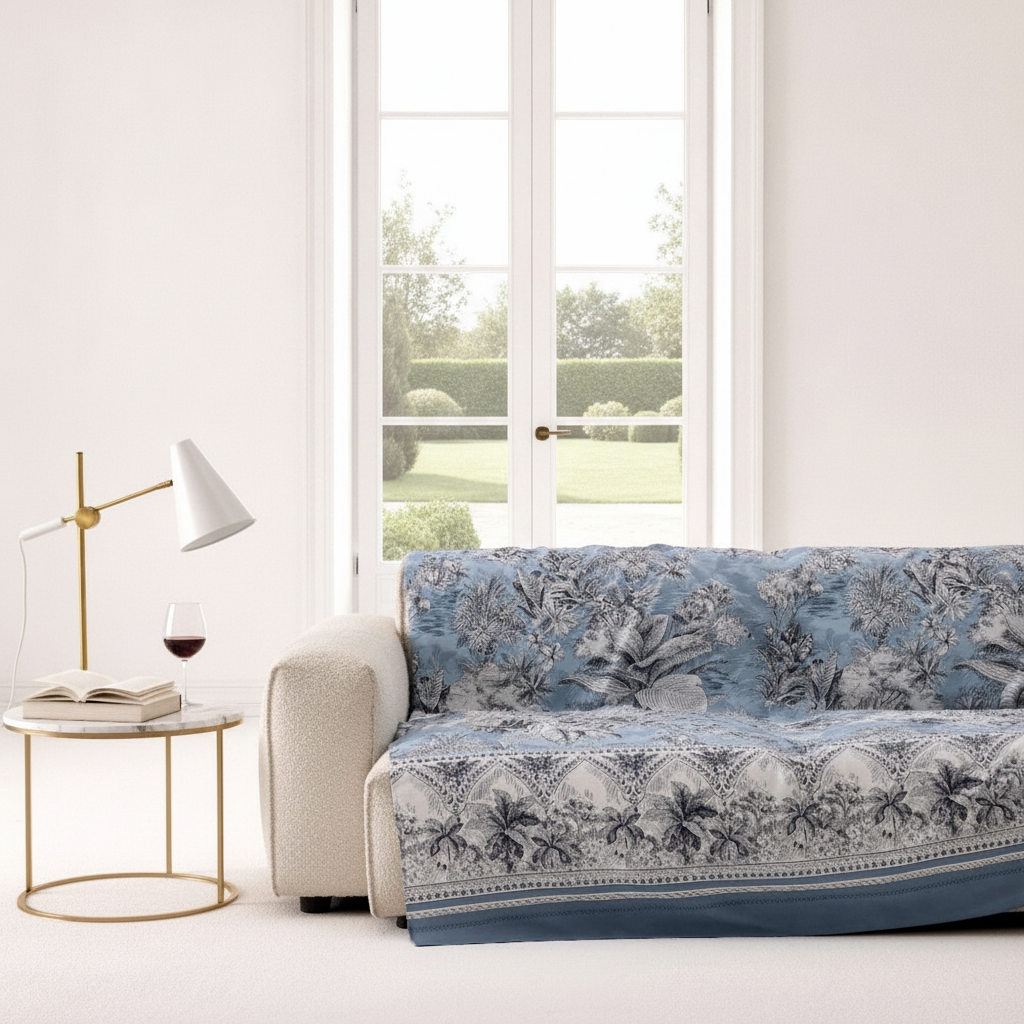 Telo Arredo Bassetti Granfoulard Boboli 350x270 per Divani Grandi