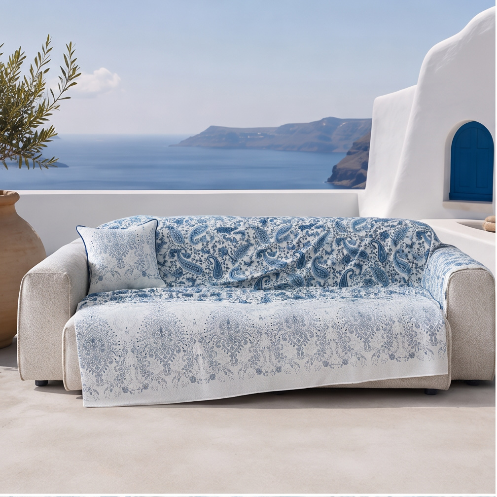 Granfoulard Bassetti Monnalisa C1 Azzurro 270x270 Telo Arredo Grande