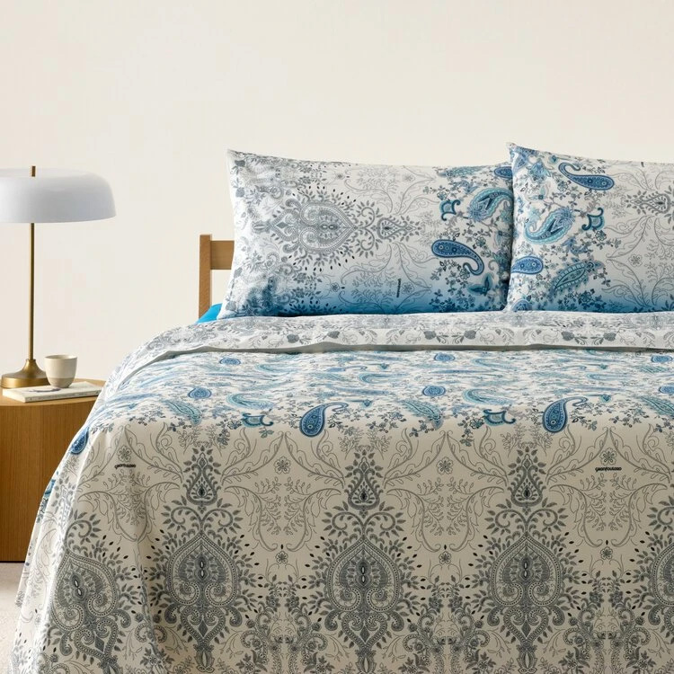 Completo Copripiumino matrimoniale Bassetti Monnalisa C1 paisley