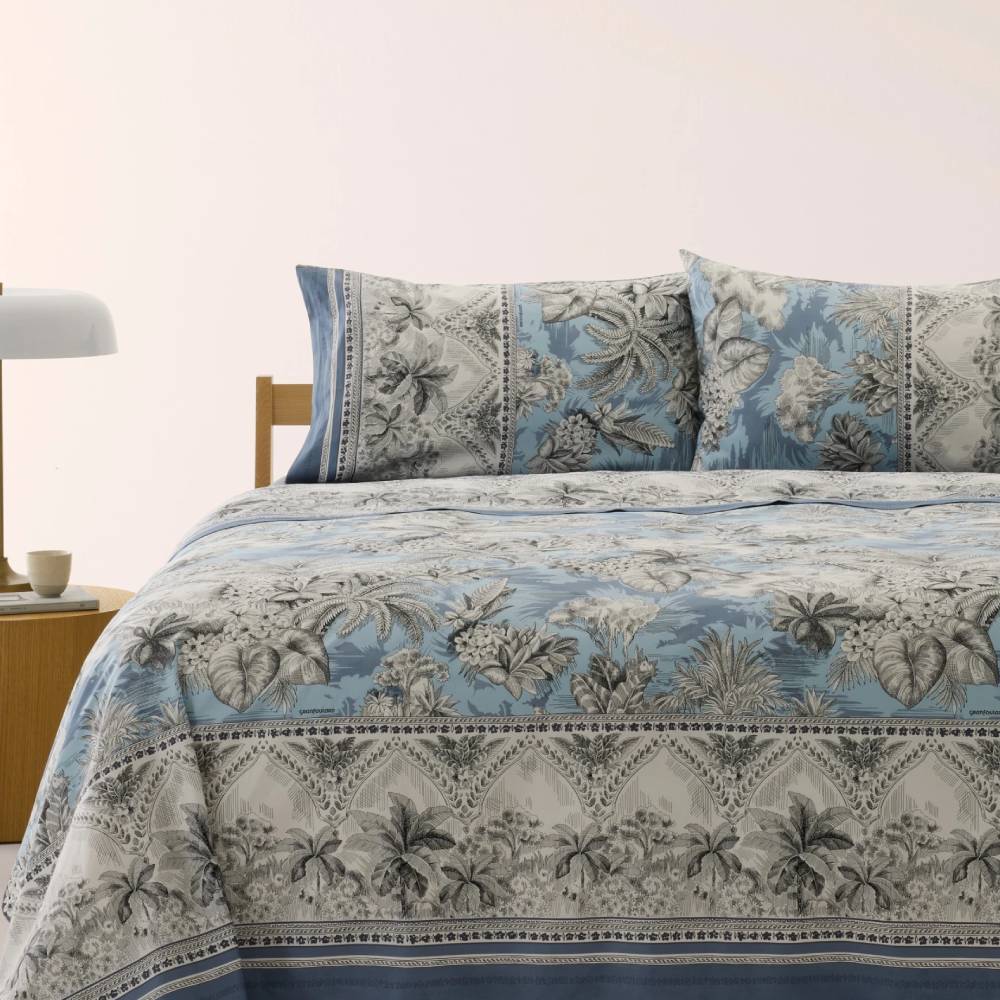 Completo Lenzuola Copriletto Bassetti Boboli C1 Matrimoniale 100% Cotone