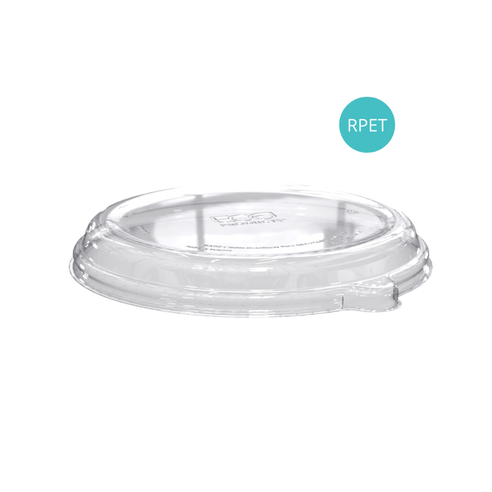 Coperchi in RPET trasparente per Bowl BOB in cellulosa - D195