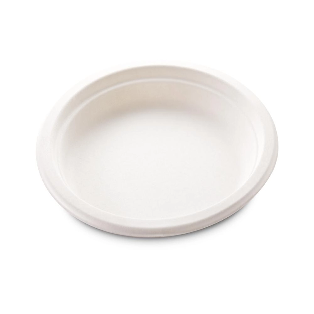 Piatti piani cellulosa 23 cm - NO PFAS
