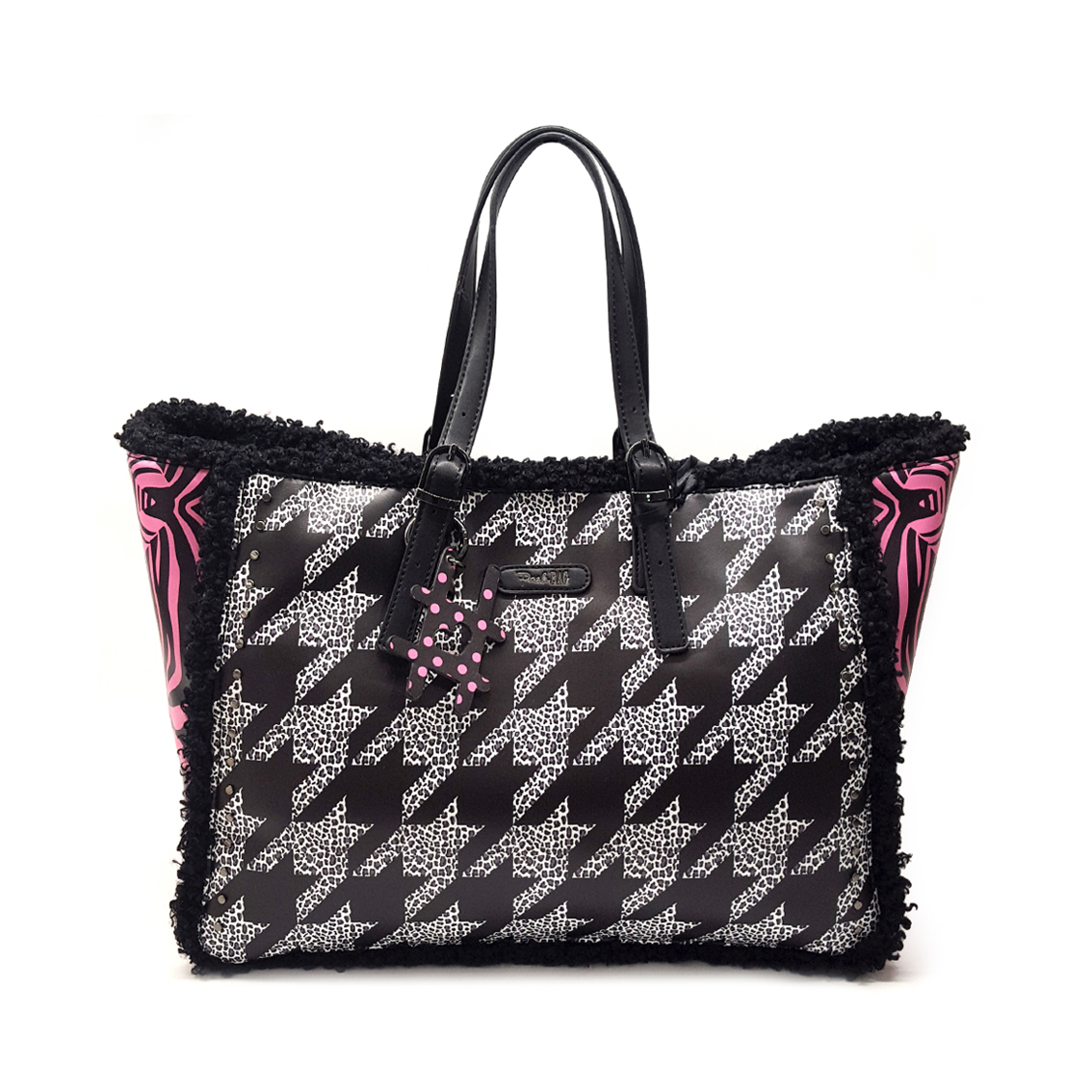 Shopper stampa animalier fuxia Pash Bag DIGIE CALZATURE SNC