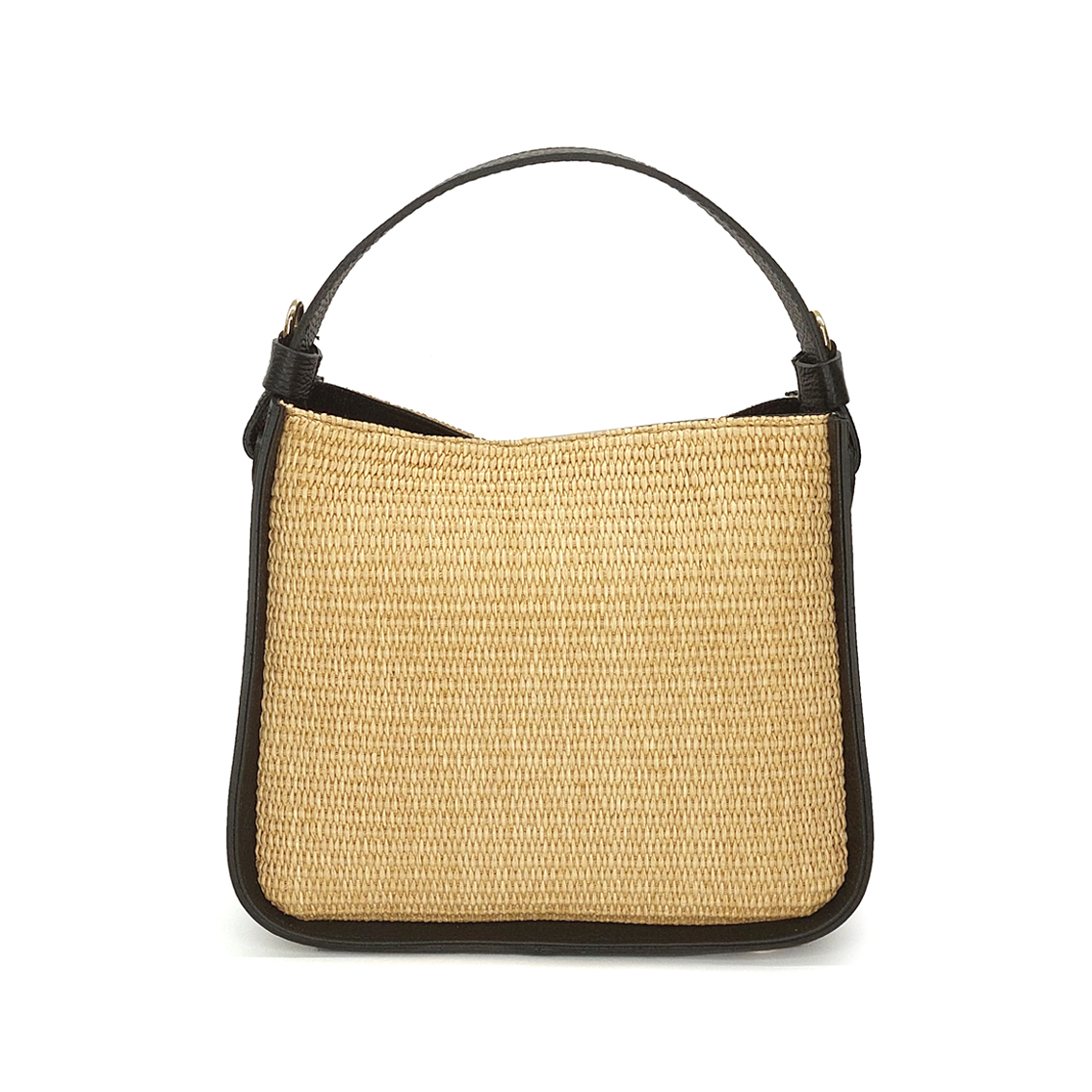 Borsa paglia nera shop