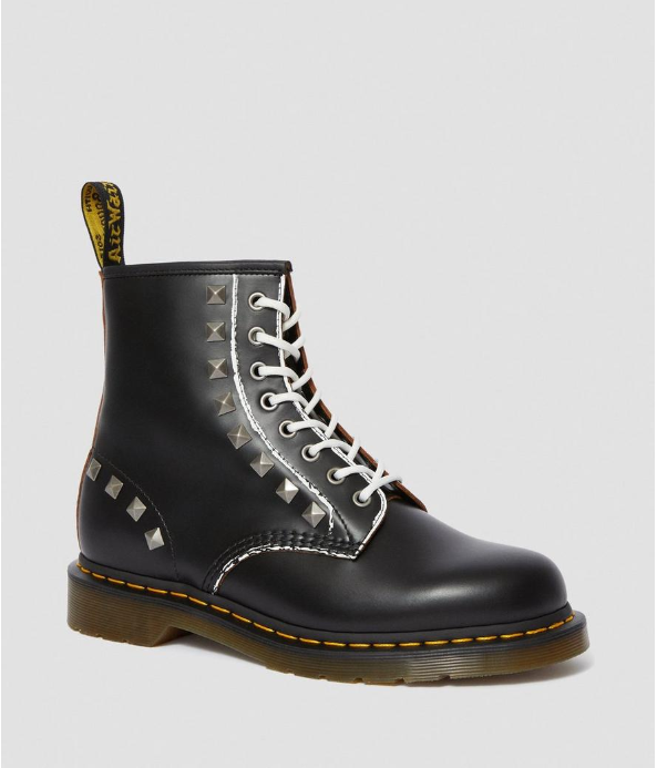 DR MARTENS 1460 Borchie Nero Basic Storm